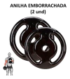 Anilhas Emborrachado 03kg Par