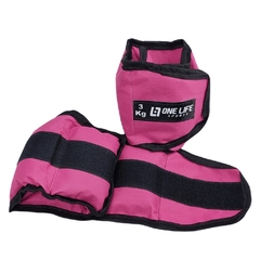 Imagem do Kit Ginástica Pink P/ Treino Com Colchonete + Corda + Caneleira 1