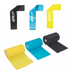 Kit 6 Faixas Elásticas Thera Band + Disco Exercícios Em Casa - comprar online