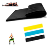 Colchonete Fitness Academia Studio + Kit 2 Mini Band Cor:Preto