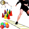 Escada PVC + 05 cones + 10 Pratos p/ treinamento funcional