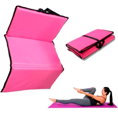 Colchonete Para Ginástica Dobrável D50 Cross Box Confortável Cor:Rosa - comprar online