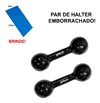 Halter Emborrachado 07kg + Colchonete EVA 1,20 mt