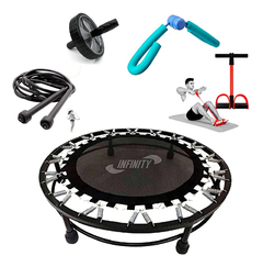 Kit Ginástica Jump + Step em EVA+ corda + extensor c/ apoio + apoio borboleta - comprar online
