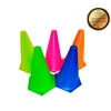Kit 50 cones Sinalização Esportivo 23cm Agilidade