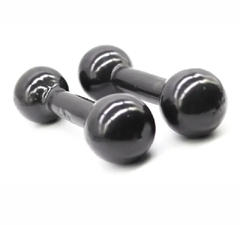 Kit Caneleira Rosa 3kg + Par de Halter 2kg - comprar online