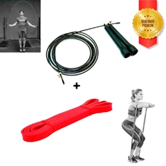 Super Band 1.3 Leve Faixa Elástico Extensor Treinamento +Corda Crossfit