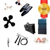 Colchonete De Ginástica Dobrável P/ Transporte + Caneleira 2 Kg + Halter 2 Kg + Corda