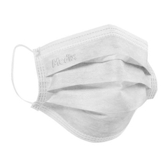 Máscara Descartável Tripla C/elástico (5 Caixa C/50)medix Cor:Branca - comprar online