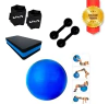 Kit Step Eva + 2 Bola Suíça Pilates + Halter + Caneleira