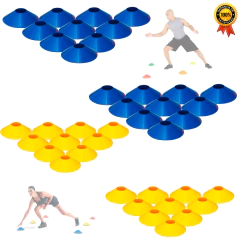 Kit 40 Chapéu Chinês Prato Agilidade Treino Funcional