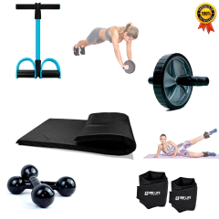 Kit Aeróbico Completo 5 Itens Treino Funcional em Casa