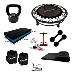 Jump + Caneleira+ Extensor + Corda + Halter + Step + Kettleb - comprar online