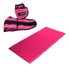 Caneleira Peso Tornozeleira 4kg - Par + Colchonete Treino na internet