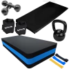 Kit Treino Completo Com Peso Em Casa Academia Fortalecimento