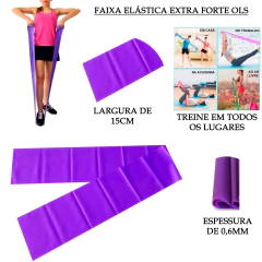 Kit Treino Home - Faixa 1,5m + Kit Mini band + Kit Extensor na internet