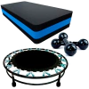 Kit Aeróbico Mini Jump + Step 60x28x10cm + Halter 2kg