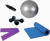 KIT PILATES TAPETE 1,20MT + 4 ITENS PARA TREINO EM CASA