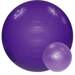 Kit Pilates - Bola suiça 65cm + Overball 25cm
