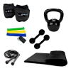Kit - Colchonte + Corda + Halter + Kit MiniBand + Kettlebell