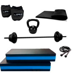 KIT AERÓBICO COMPLETO CIRCUITO FUNCIONAL COM KIT PUMP