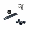KIT TREINO COM CANELEIRA 3KG + 2 HALTER 5KG + CORDA DE PULAR