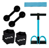 Kit Extendsor, Tornozeleira 8kg, Halter 5kg + Mini Band