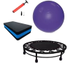 Kit Aeróbico Jump + Step+ Bola Suiça + Bomba