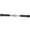 PUXADOR PULLEY RETO CROMADO PEGADA EMBORRACHADA CROSS OVER