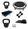 Kit Aeróbico Fitness Ginástica Profissional Treino 8 Itens