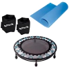 Trampolim Cama Elástica Mini Jump + Caneleira 4kg + Brinde