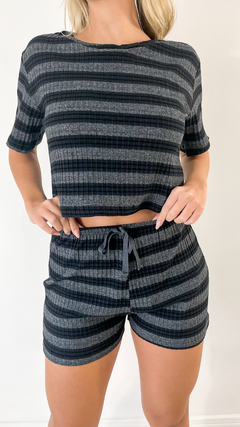 Conjunto Ribana - Cropped MC + Shorts - CR4 Têxtil