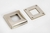 Kit 10 Canoplas Estampada 30x40 10 Flanges 30x40 - Inox 304.