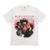 Camiseta The Weeknd, moda jovem, estampa musical, silhueta The Weeknd, camiseta de algodão, camiseta estilosa, fãs de The Weeknd, moda para jovens, camiseta personalizada, design moderno, estampa repetida, camiseta branca, offwhite, moda musical.