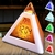 Relogio Digital Piramide De Mesa Calendario Despertador Termometro Cabeceira