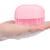 Esponja De Silicone Para Banho Massageador Dispenser Shampoo - Lojaspedru