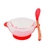 Kit Tigela Bowl Tampa Ventosa e Colher C/sensor Temperatura Bebê - comprar online