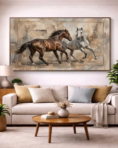 Quadro Decorativo Liberdade em Movimento