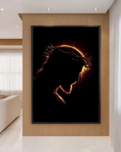 Quadro Decorativo Rei no Escuro