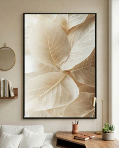 Quadro Decorativo Flores Brancas