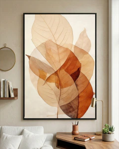 Quadro Decorativo Folhas do Outono
