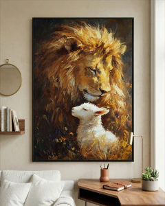 Quadro Decorativo Rei Leao