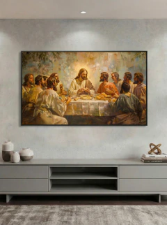 Quadro Decorativo Banquete Divino