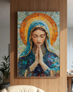 Quadro Decorativo Maria Em Oração