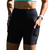 BERMUDA FITNESS CÓS ALTO MEIA COXA COM BOLSO NZ PRETO