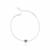 Pulseira Triângulo Princess Tanzanita