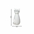 Decoração Gato com Óculos P - comprar online