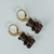 Brinco Argola Ouro Cravejado Urso na internet
