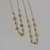 Colar Ouro Trevo Zirconias Coloridas