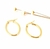 Argollas Medianas doradas - A56 - comprar online